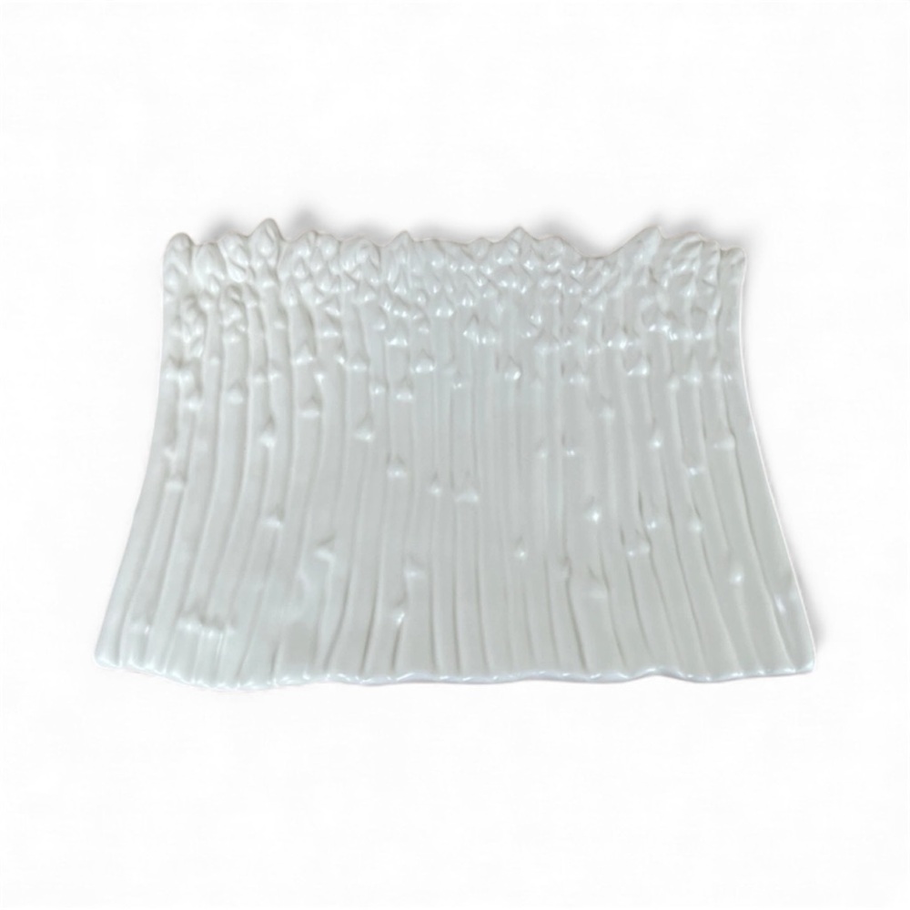 Crate & Barrel Asparagus 12" Platter Designed by Barbara Eigen